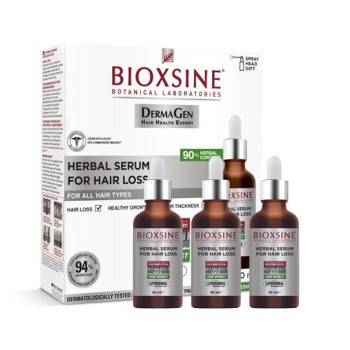 Bioxsine Dermagen Herbal Serum Seerum juuste väljalangemise vastu 3x50ml