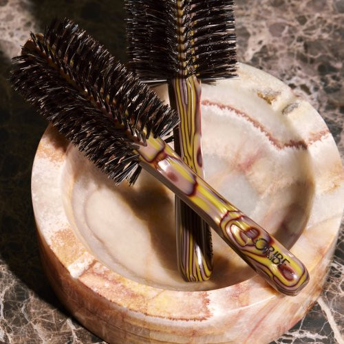 Oribe Italian Resin Round Brush Metssea- ja nailonharjastega ümmargune hari Medium