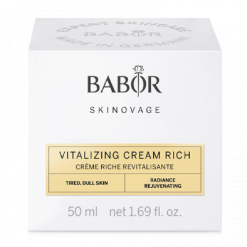 Babor Skinovage Vitalizing Cream Rich Kreem väsinud, tuhmunud nahale 50ml