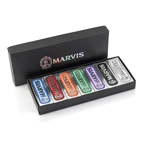 MARVIS 7 Flavour Travel Size Toothpaste Set Hambapastade komplekt 7x25ml