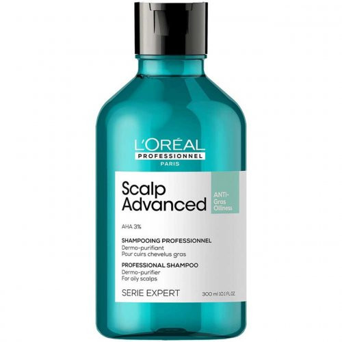 L'Oréal Professionnel Scalp Advanced Anti-Oiliness Dermo-Purifier Shampoo Puhastav šampoon rasvastele juustele 500ml