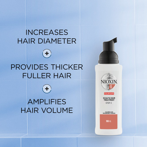 Nioxin SYS4 Scalp & Hair Treatment Hooldustoode värvitud, märgatavalt hõrenevatele juustele 100ml