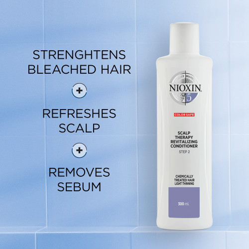 Nioxin SYS5 Scalp Therapy Revitalising Conditioner Palsam keemiliselt töödeldud, kergelt hõrenevatele juustele 300ml