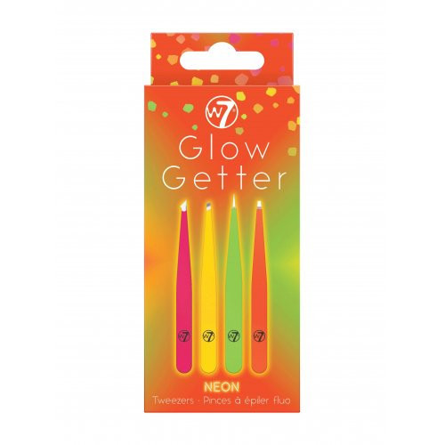 W7 Cosmetics Glow Getter Neon Tweezer Kit Pintsettide komplekt Kit