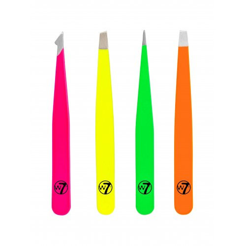 W7 Cosmetics Glow Getter Neon Tweezer Kit Pintsettide komplekt Kit