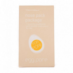 TONYMOLY Egg Pore Nose Pack Package Mustpeade eemaldamiseks mõeldud pooriplaastrid 7 tk