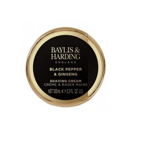 Baylis & Harding Black Pepper & Ginseng Shaving Cream Raseerimiskreem 100ml