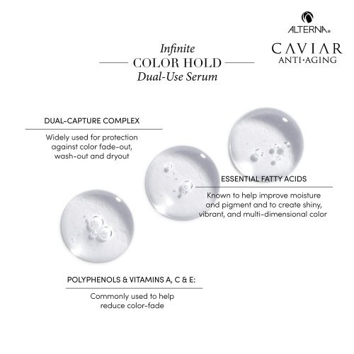 Alterna Caviar Infinite Color Hold Dual-Use Serum Juuksevärvi ergastav, UV-kaitsega seerum 50ml