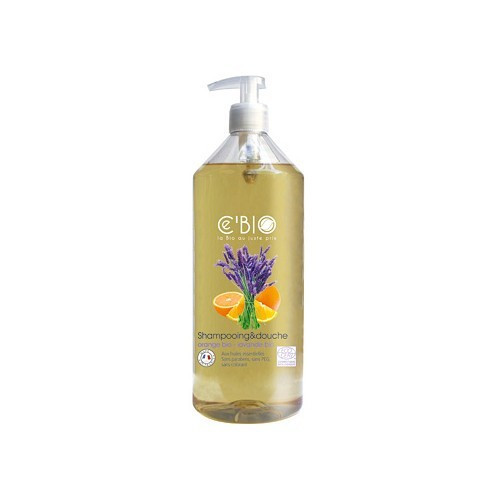 Cebio Lavender And Orange Hair Shampoo And Shower Gel Šampoon ja dušigeel 1000ml