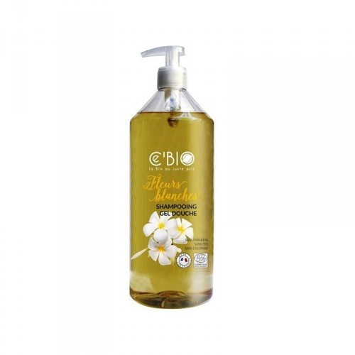 Cebio White Flower Hair Shampoo And Shower Gel Šampoon ja dušigeel 1000ml