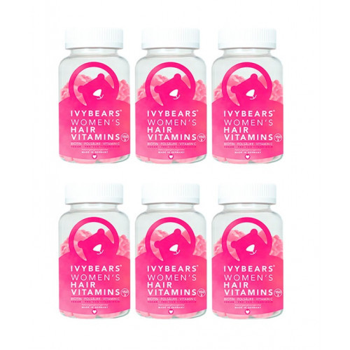 IVYBEARS Hair Vitamins For Women Juuste kasvu soodustavad vitamiinid naistele 6 Kuud