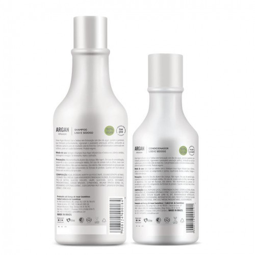 Inoar Argan Infusion Smooth and Silky Duo Kit Siledate ja pehmete juuste komplekt 500ml+250ml