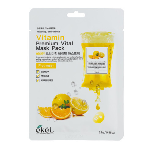 Ekel Vitamin Premium Vital Mask Kangasmask 1 unit