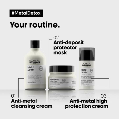 L'Oréal Professionnel Metal Detox Anti-Metal High Protection Leave In Cream Kaitsev juuksekreem 100ml