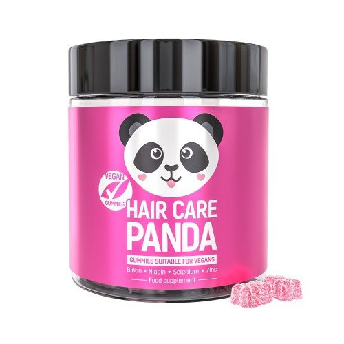 Hair Care Panda Vegan Gummies Food Supplement Toidulisand 60pcs.