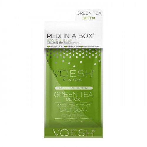 VOESH Basic Pedi In A Box 3in1 Green Tea Jalgade ravi Seatud