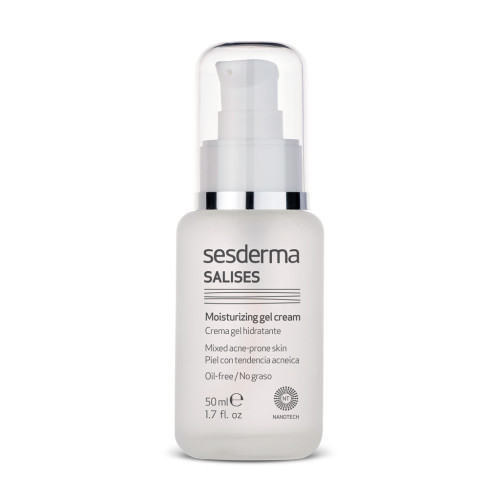 Sesderma Salises Moisturizing Gel Cream Niisutav geelkreem aknele kalduvale nahale 50ml