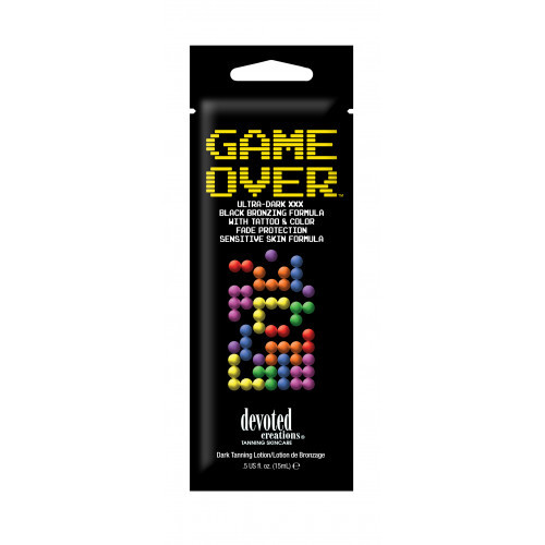 Devoted Creations Game Over Dark Tanning Lotion Päevitust soodustav losjoon 251ml
