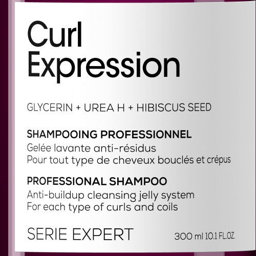 L'Oréal Professionnel Curl Expression Anti-Buildup Cleansing Jelly Shampoo Mustusejääke eemaldav geelšampoon 300ml