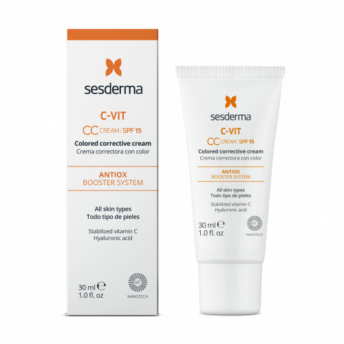 Sesderma C-Vit CC Cream C-vitamiini ja hüaluroonhappega näokreem 30ml