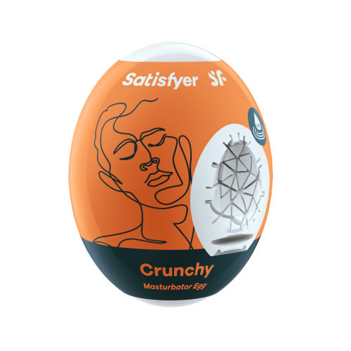 Satisfyer Masturbator Egg Crunchy Masturbaator 1 unit
