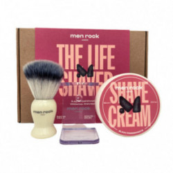 Men Rock The Life Shaver Black Pomegranate Essential Shaving Kit Raseerimiskomplekt 1 unit