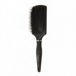 OSOM Professional Square Hairbrush Nelinurkne juuksehari metssigiharjastega ja nailonharjastega Black