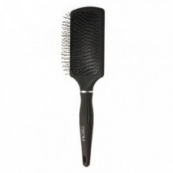 OSOM Professional Square Hairbrush Nelinurkne juuksehari nailonharjastega Black