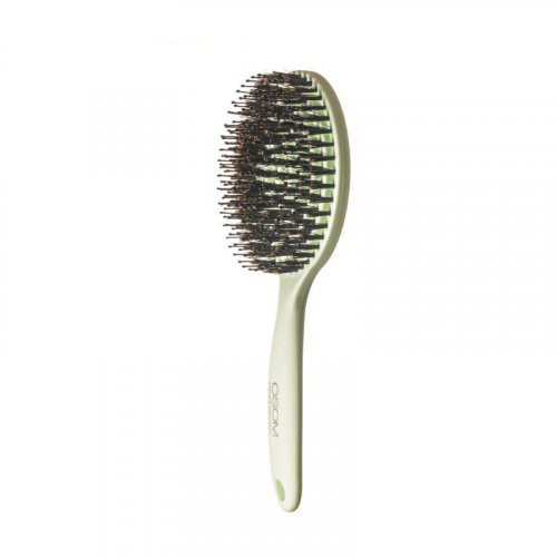 OSOM Professional Lollipop Vent Brush Matte Ümmargune juuksehari nailonharjastega ja metsseaharjastega Black