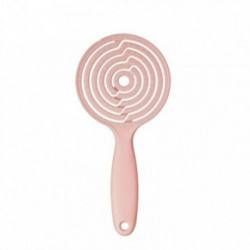 OSOM Professional Lollipop Vent Brush Matte Ümmargune juuksehari nailonharjastega ja metsseaharjastega Black