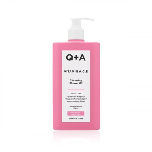 Q+A Vitamin A.C.E Cleansing Shower Oil Puhastav dušiõli 250ml