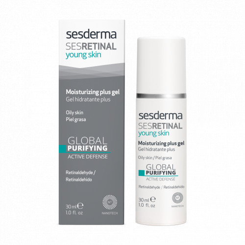 Sesderma Sesretinal Young Skin Moisturizing Plus Gel Geel aknele kalduvale nahale 30ml