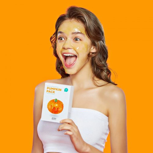 SKIN1004 Zombie Beauty Pumpkin Pack Face Gel Mask Näo geel-maskide komplekt 16x4g.