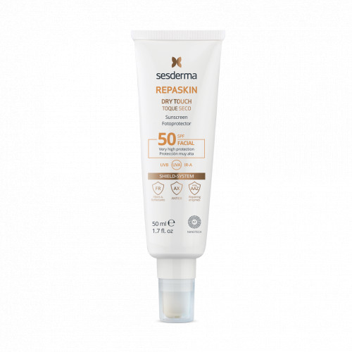 Sesderma Repaskin Dry Touch Sunscreen SPF50 Päikesekaitsekreem näole 50ml