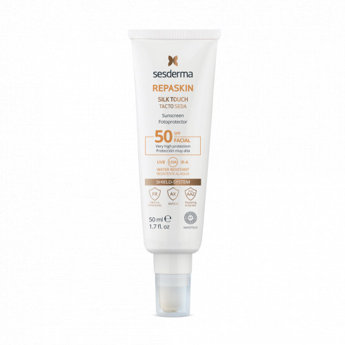 Sesderma Repaskin Silk Touch Sunscreen Päikesekaitsekreem näole SPF50 50ml