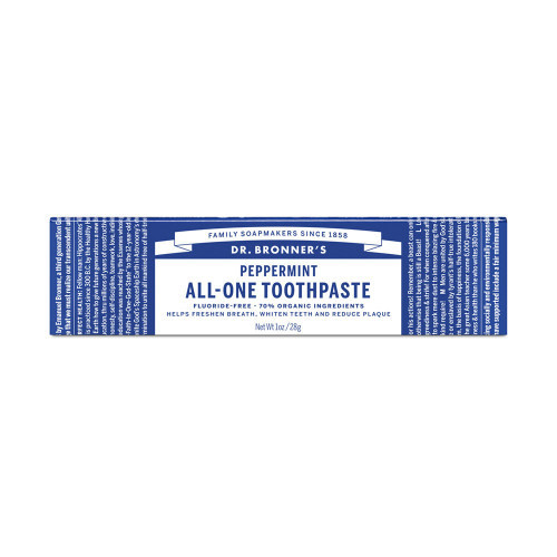 Dr. Bronner's PEPPERMINT All-One Toothpaste Orgaaniline piparmündiõliga hambapasta 140g