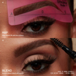 NYX Professional Makeup Zero-to-Brow Eyebrow Stencils Kulmude šabloonid Thick