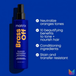 Matrix Total Results Brass Off All-In-One Toning Leave In Spray Kollast neutraliseeriv sprei 200ml