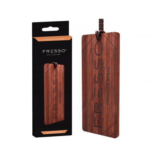 Fresso Wooden Pendant Car Air Freshener Autolõhn Gentleman