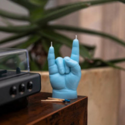 CandleHand Baby You Rock Candle Küünal Pastel Green