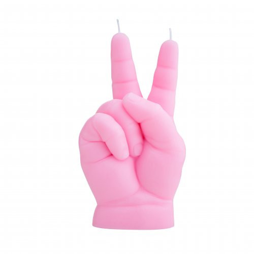 CandleHand Baby Peace Candle Küünal Pastel Pink