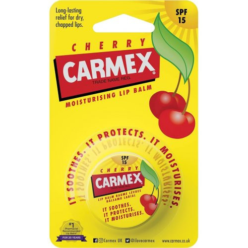 Carmex Cherry Moisturising Lip Balm Kirsi lõhnaga huulepalsam SPF15-ga 7.5g