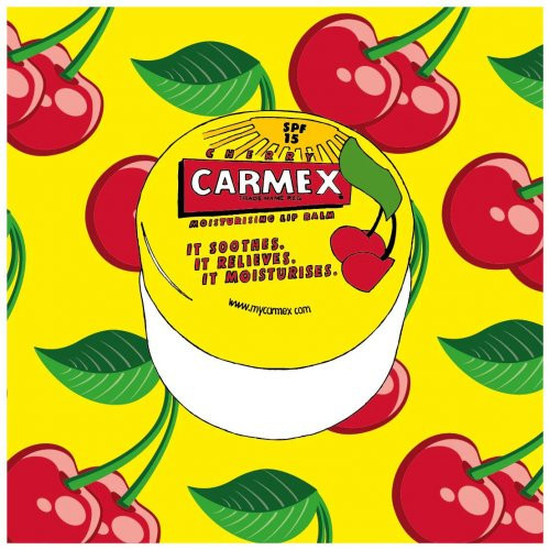 Carmex Cherry Moisturising Lip Balm Kirsi lõhnaga huulepalsam SPF15-ga 7.5g