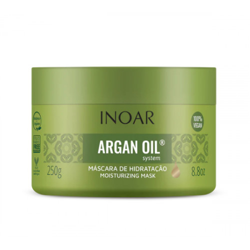 Inoar Argan Oil Mask Intensiivselt niisutav juuksemask argaaniaõliga 250ml