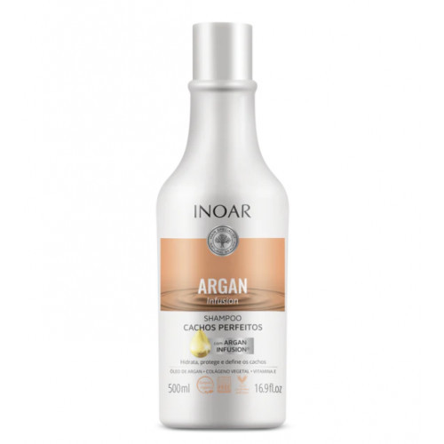 Inoar Argan Infusion Perfect Curls Shampoo Šampoon täiuslike lokkide jaoks 500ml