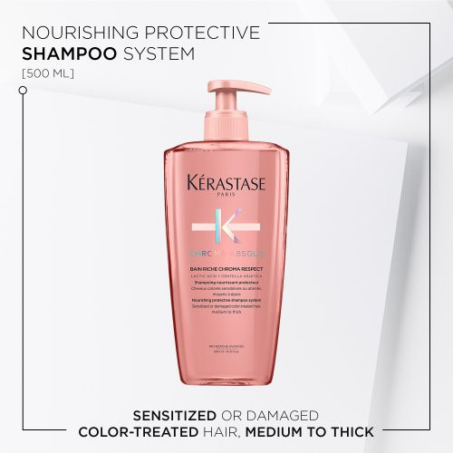 Kérastase Chroma Absolu Bain Riche Chroma Respect Toitev kaitsešampoon 250ml