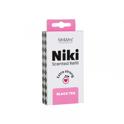 Mr&Mrs Fragrance Niki Black Tea, White Iride Autolõhn 1 unit