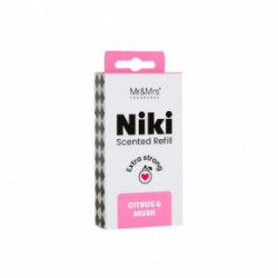 Mr&Mrs Fragrance Niki Citrus & Musk White & Black Camouflage Autolõhn 1 unit