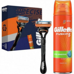 Gillette Fusion Precise Shaving Kit Raseerimiskomplekt meestele Seatud