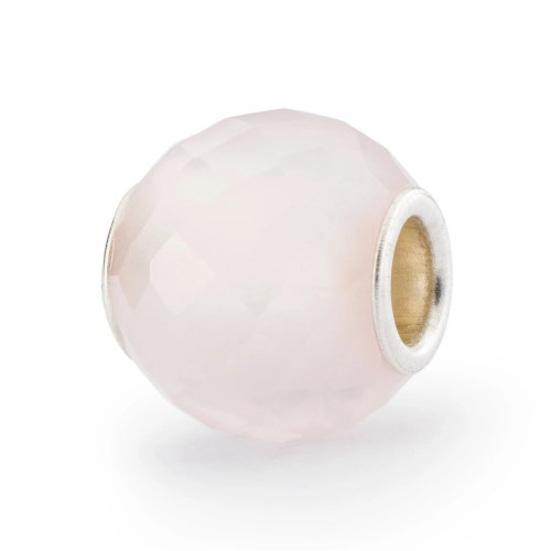 Trollbeads Round Rose Quartz Facet Bead 1 tk